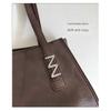 Tote Bag Women PU Large Capacity Stitched Detail Daily Commuting