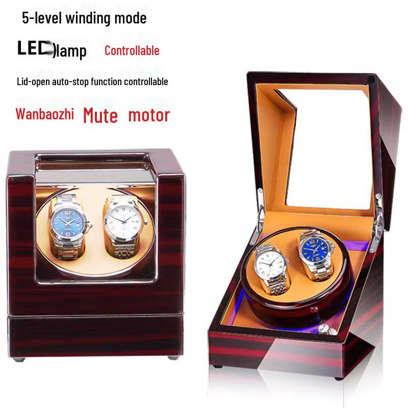 High-Gloss Piano Paint Automatic Watch Winder and Storage Box