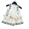 Girls Summer Sleeveless Top And Hollow Out Bow Shorts Set Thin Cute Two Piece Outfit For Baby Toddler Kids Clothing