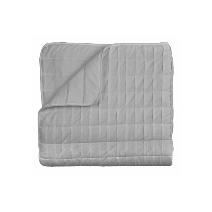 Boutis réversible pour enfant - DONATELLA - Gris - Moderne - 220x150 cm - Réversible - Légère - Confort