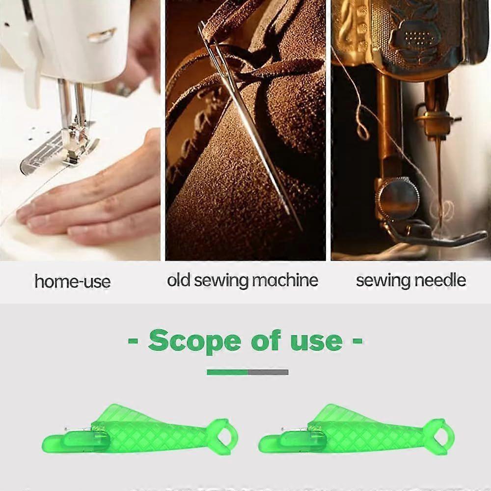 Fish Mouth Sewing Machine Needle Threader, 2024 Upgrade Automatic Sewing Needle