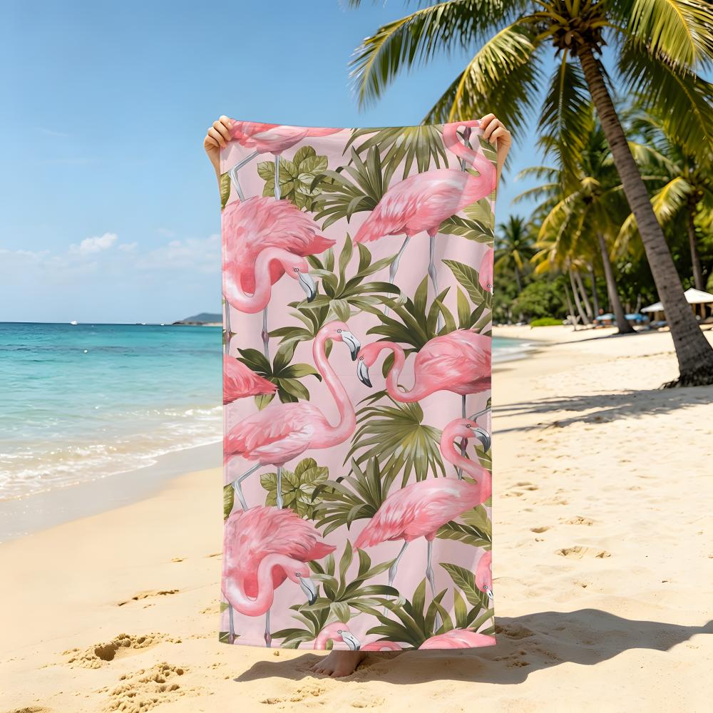 Animal F-Flamingo Towel Beach Blanket Towel For Travel Gym Shower Luxury Lightweight Camping Pool hot