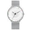 Dijanes Men'S Watch Trend Student Stainless Steel Mesh Strap Quartz Movement Watch