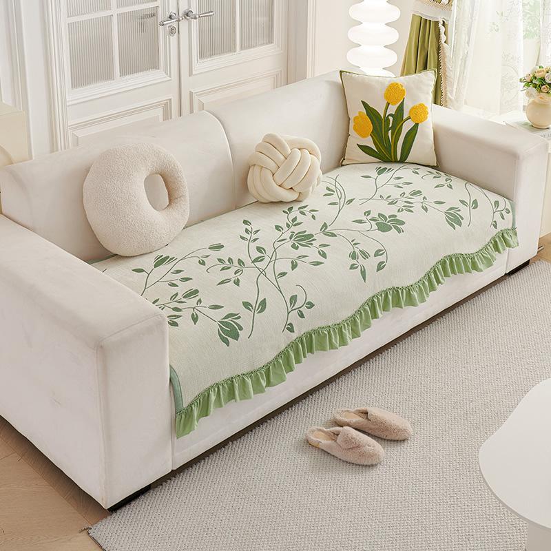 Fresh Wind Household Chenille Sofa Cushion Is Universal In All Seasons, New Simple And Fashionable Non-Slip Sofa Cushion Cover