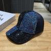 Handmade Diamond Studded Duckbill Cap Korean Style Trendy High-Quality Children'S Fashionable Face Enhancing Small Baseball Cap