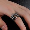 2025 Men's Korean Style Alloy Dragon Claw Signet Ring - Domineering Open Pinky Ring, Retro Jewelry with Personality