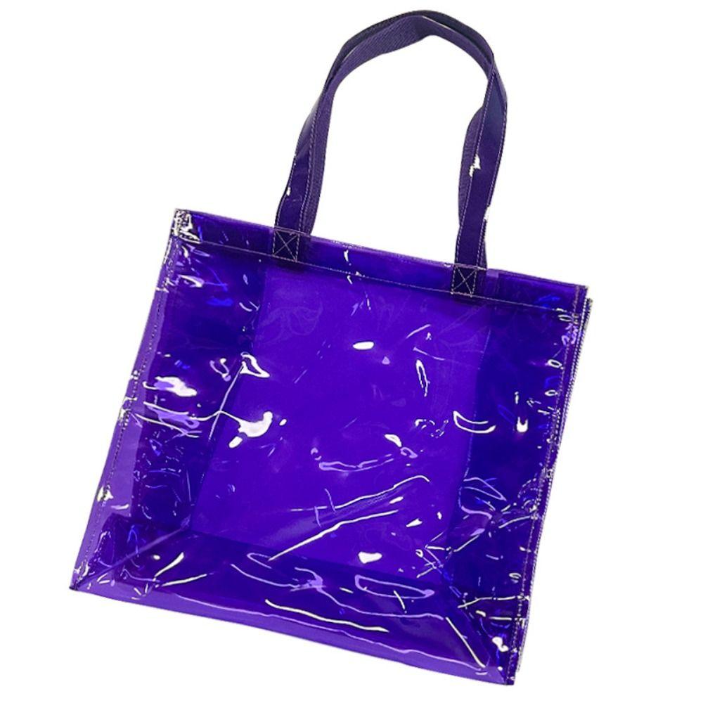 PVC-Öko-Tasche, transparent, dicke Handtasche, modische