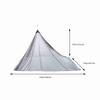 Camping Mosquito Net Bed Compact and Lightweight Mesh Tent for Camping Hiking Triangular Outdoors Bug Net with Carry