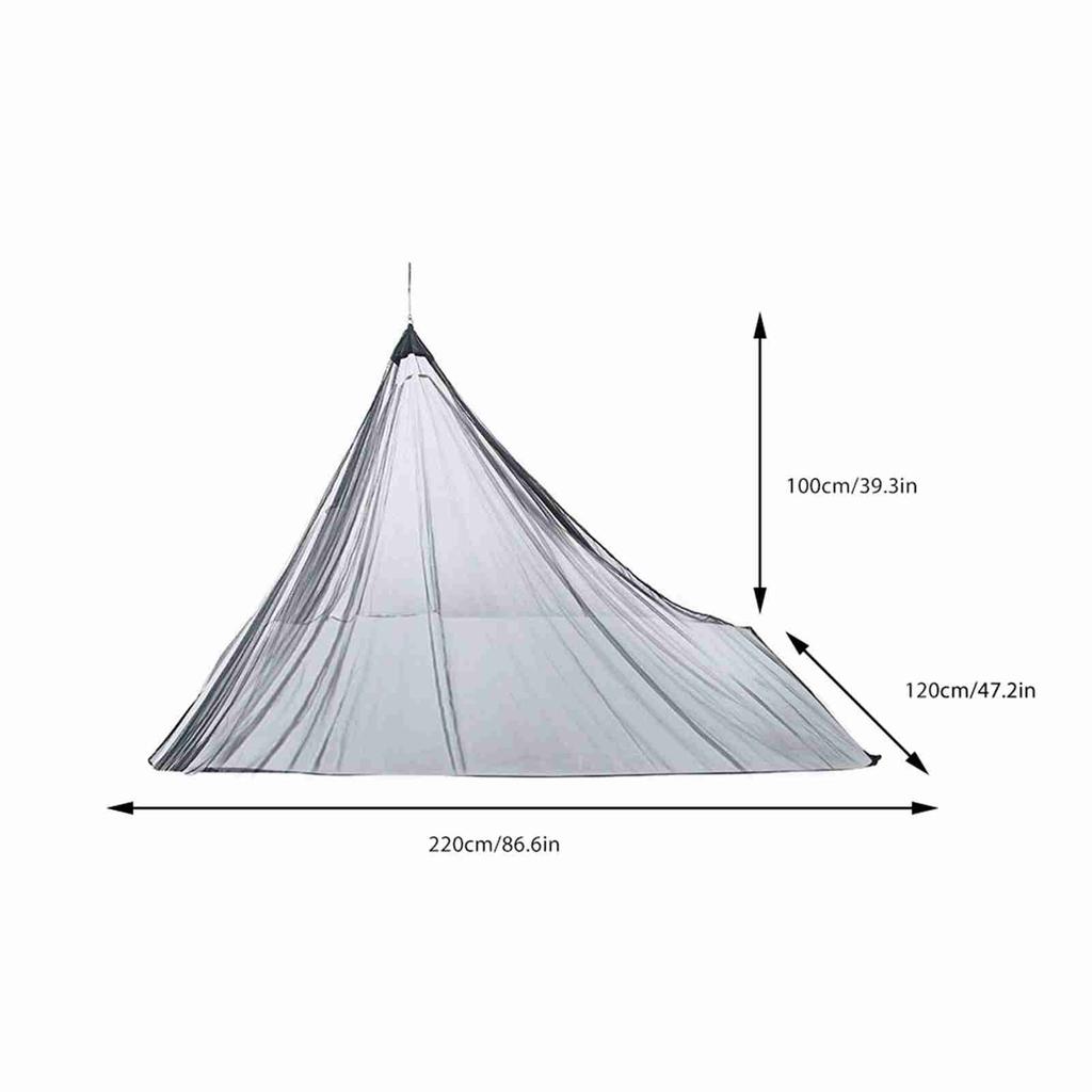 Camping Mosquito Net Bed Compact and Lightweight Mesh Tent for Camping Hiking Triangular Outdoors Bug Net with Carry