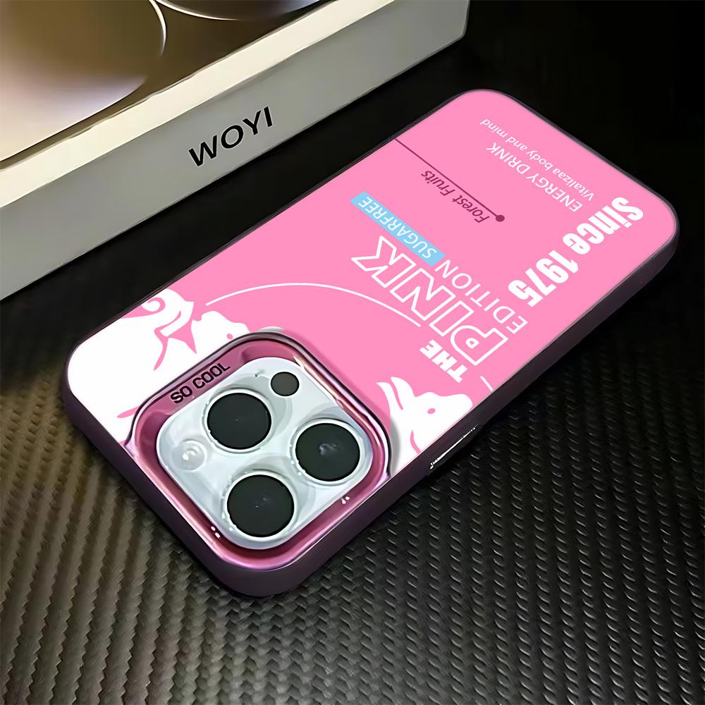 Fashion Red Phone Case For ins B-Bulles Phone Case For iPhone 17 16e 16 15 14 13 12 11 mini Pro Max X Air Plus Anti Fall Matte