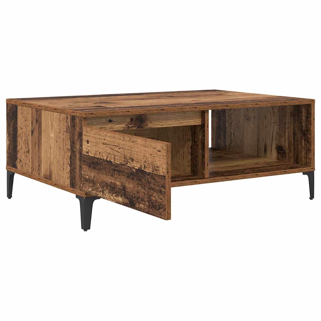 Coffee Table Reclaimed Wood 90 x 60 x 35 cm Engineered Wood