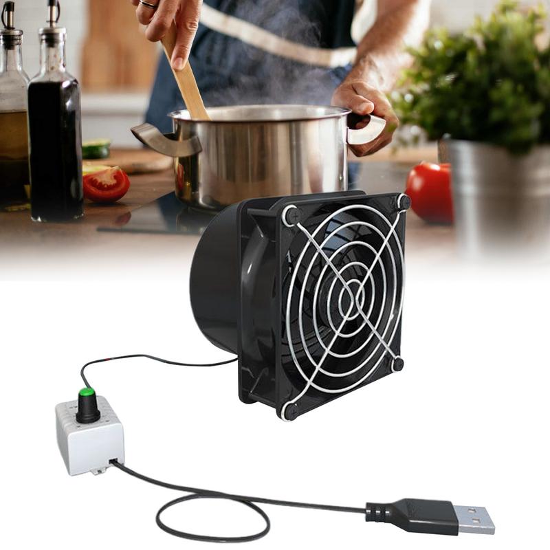 Ventilation Fan Absorber Fume Extractor Fan Mini Air Ventilation Blower Extractor Exhauster Inline Booster For Toilet Window