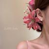 Exquisite Lily Flower Hair Clip - Floral Scene Women's Side Hairpin & Cheongsam Accessory