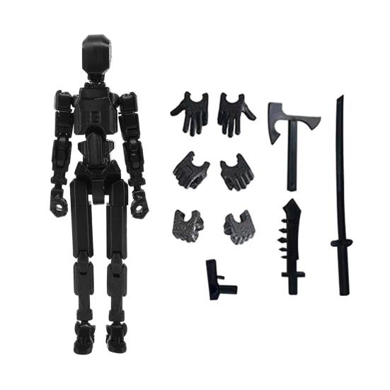 

3D печатная фигурка робота, многосуставная модель робота, подвижные суставы, фигурка, украшение для рабочего стола, украшение для детей и взрослых, подарок