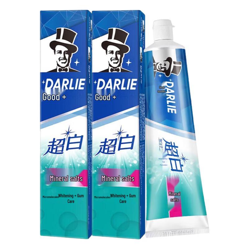 DARLIE Super White Mineral Salt Toothpaste (Twin Pack)