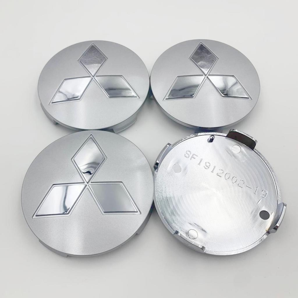 4er Set 58mm 60mm 81mm Universelle Auto-Radnabenkappen für Mitsubishi Lancer ASX Outlander EVO Montero Mirage L200 Eclipse