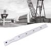 Stainless Steel Gap Gage 0.2-4mm Range 0.05mm Accuracy Multifunctional Taper Gage for Construction Railroads Welding Feeler Gage
