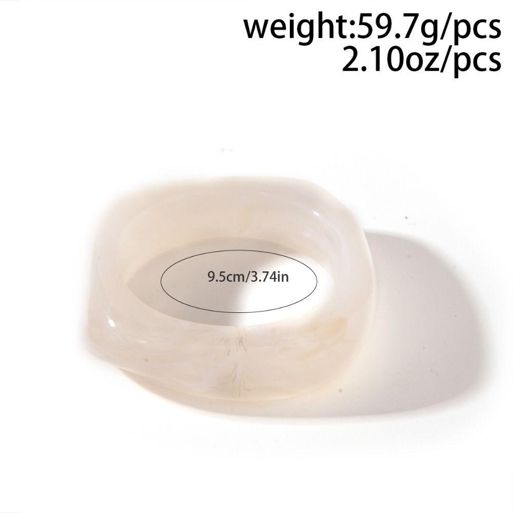 Irregular Resin Acrylic Bracelets Geometric Lady's Bracelet New Chunky Bangles  Gifts