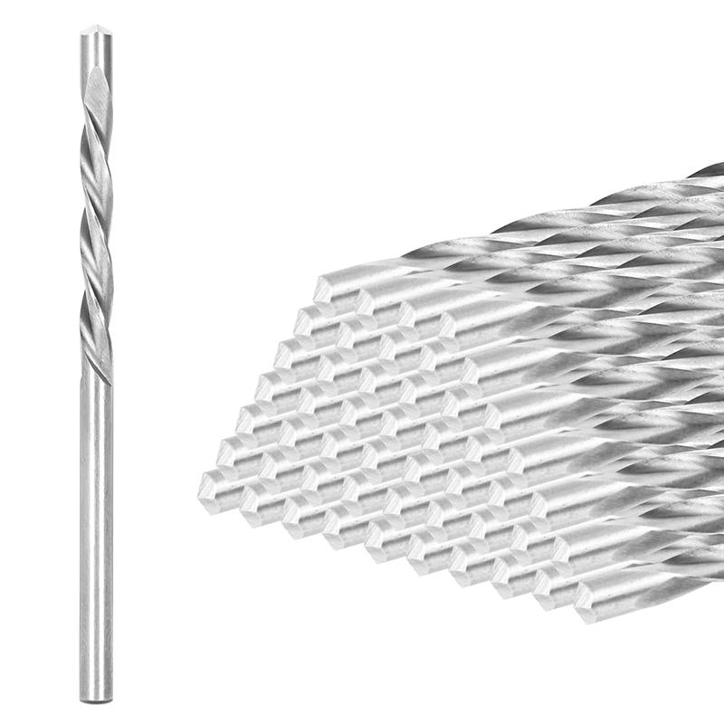 

ABJI-50 Pieces Drywall Drill Bits, 1/8 Inch, For Wood And Plastic, Drywall Pilot Point Cutting Drill Bits For Spiral Saws срібний