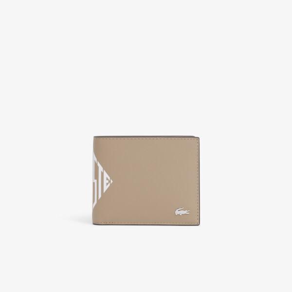 Lacoste Men S Wallet  T18 Beige Fitzgerald
