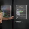 3D Magnetic Acrylic Weekly Planner Erasable Memo Board for Refrigerator