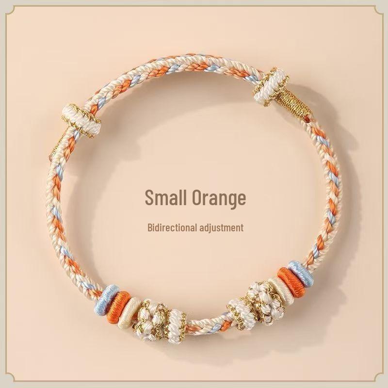 Dunhuang Red Pan Chang Knot Hand-Woven Bracelet – Wearable DIY Gift Accessory