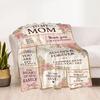 Mom's Heart And Love Blanket Suitable for Sofas,travel, Living Rooms Also a Good Gift for Friends and Family Suitable for All Seasons.