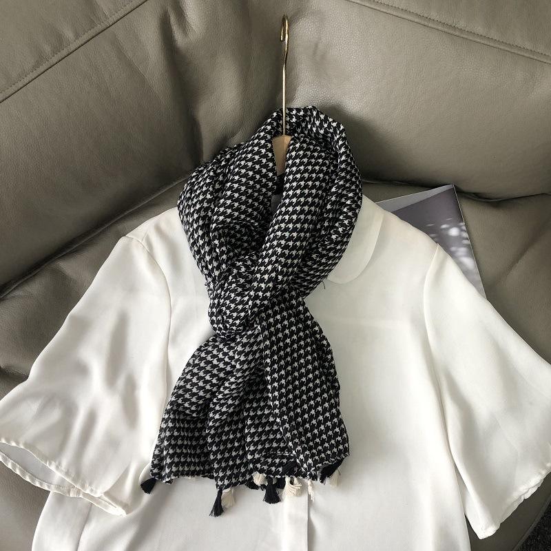Fashion Luxury Brand Ombre Big Floral Tassel Viscose Shawl Scarf Lady Soft Thin Beach Wrap Pashmina Stole Bufandas Muslim Hijab