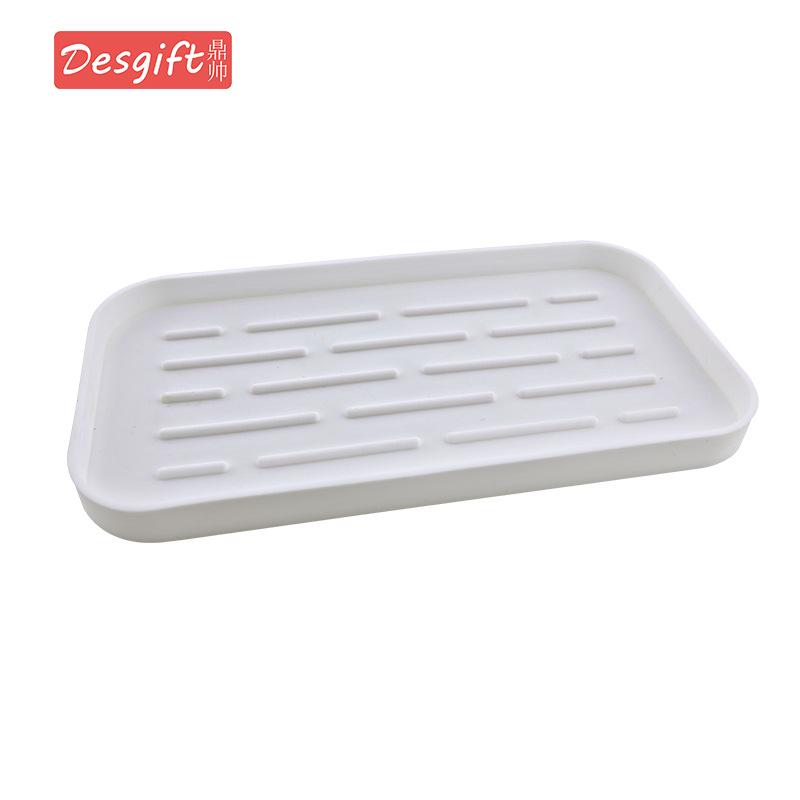 Silicone Nordic Square Draining Mat - Thick, Minimalist Kitchen Water Storage Mat for Cutlery & Cups