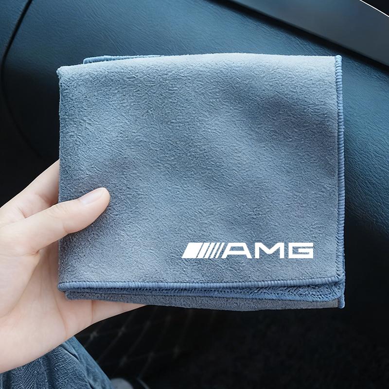 Car Cleaning Towel Dust Removal Cloth Suede Quick Drying Towel For Mercedes Benz AMG W223 W213 W206 W464 W247 W167 W166 W222 CLA EF1