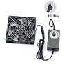 220V 120mm 3000RPM Fan Cooling with Controller 12cm 12V Btc Machine Chassis Workstation Cabinet Radiator Server Fan