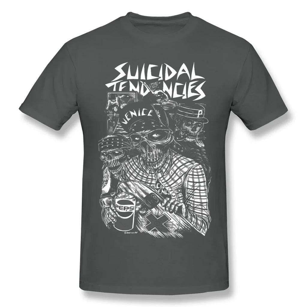 Suicidal Tendencies Potisk Bavlna Vtipná Trička punk Pánská Móda Streetwear