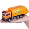 1/64 Man Garbage Truck Trash Bin Model Car Diecast Gift Toy Vehicle Kid