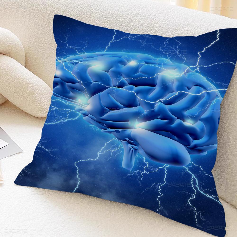 Brain Abstract Art Painting Cushion Cover Pillow Cover Decor Pillowcase Printed Cushion Case For Couch