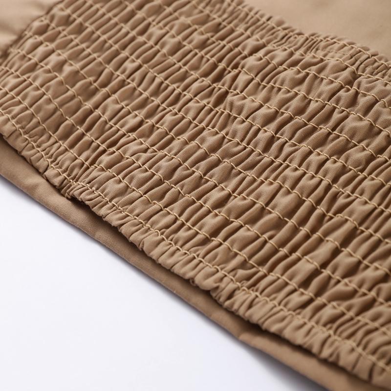 Women Elegant Cotton Camisole Top Casual Skirt Suit 2025 Spring and Summer Fashion Solid Color Sexy Wrapped Vest Long Skirt Set