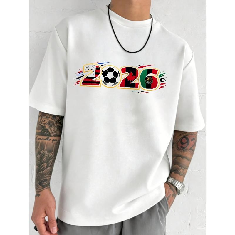 

100% Cotton Men s Printed Casual T-Shirt, Soft and Comfortable Short-Sleeve Top for Summer 4XL білий
