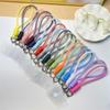 Weave Car Key Chains Nylon Mobile Phone Lanyard Fashion Braided Lanyard Keychain  Phone