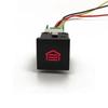 Car LED DRL Light Packing Radar Power On Off Camera Mirror heating Exhaust Switch Button For VW Golf 6 Jetta 5 MK5 EOS Scirocco