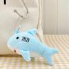 Cross-Border Plush Shark Keychain Pendant - Cute Wedding Toss Doll Bag Charm