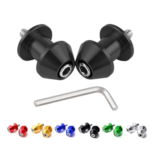 

Набор из 2 крючков для подставки, 6 цветов, M10 10 мм, подставка для шестигранного ключа для задней части мотоцикла, алюминиевая гоночная подставка, обработанная, Yamaha, левая и правая, Honda,