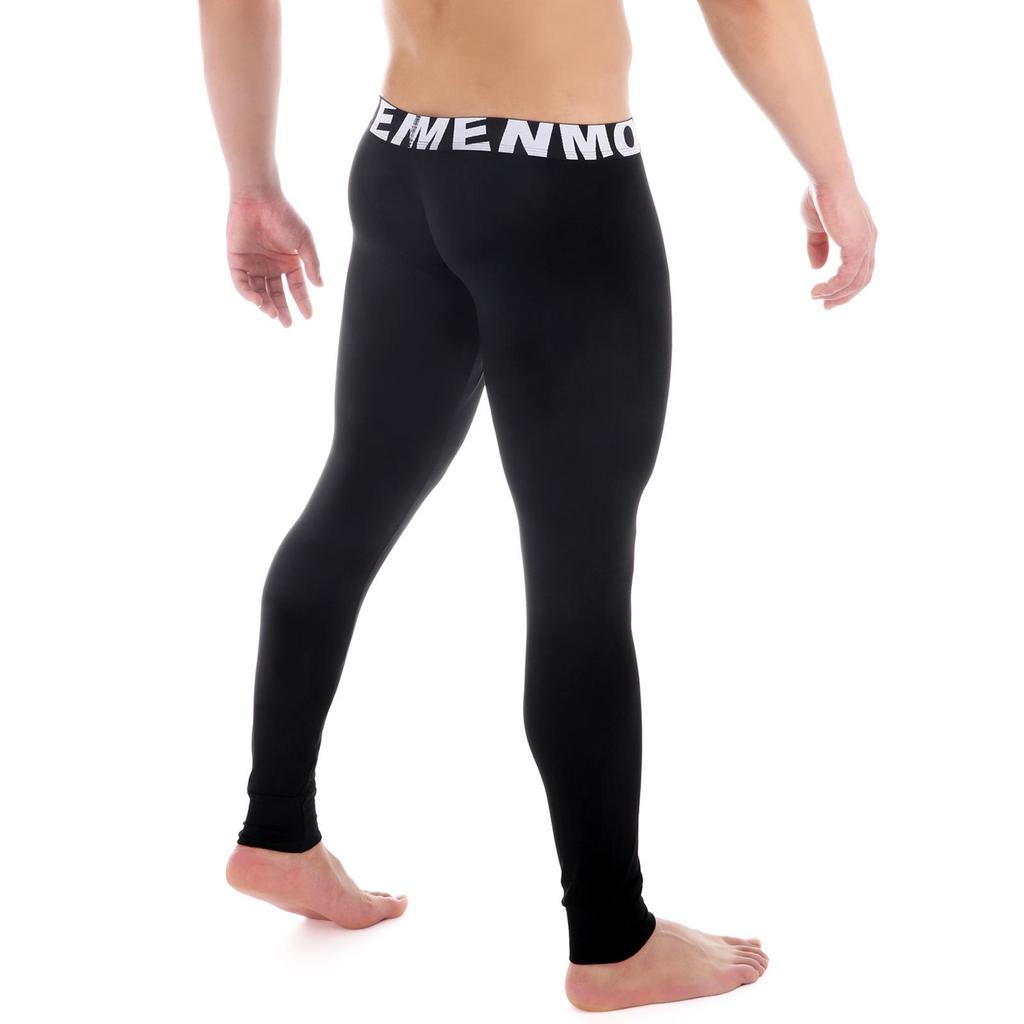 Men's Open Crotch Modal Tights - Warm Autumn Base Layer Pants
