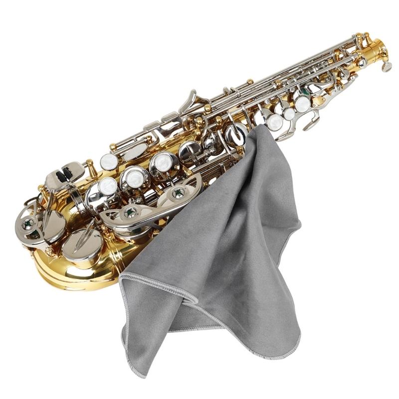 Saxophone Cleaner Swab for Through Tube Inside Cleaning Cloth Saxophone Cleaning Rag Clarinet Saxophone Cleaning Cloth