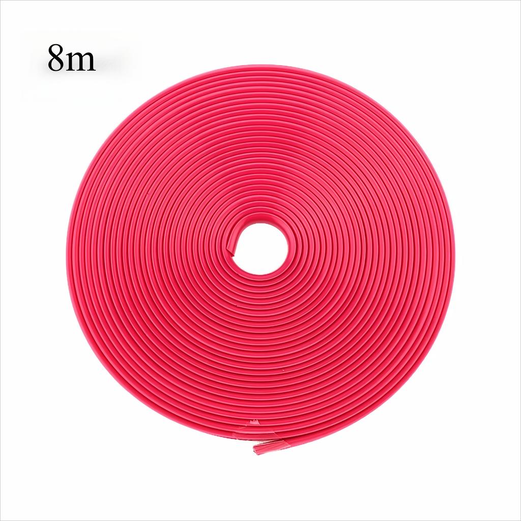 4 ks Univerzální ochranné lišty na ráfky kol, ABS ozdobné lišty na kola, Umístění na přední část, Gumové chrániče proti kolizi, Ochranné kroužky na pneumatiky