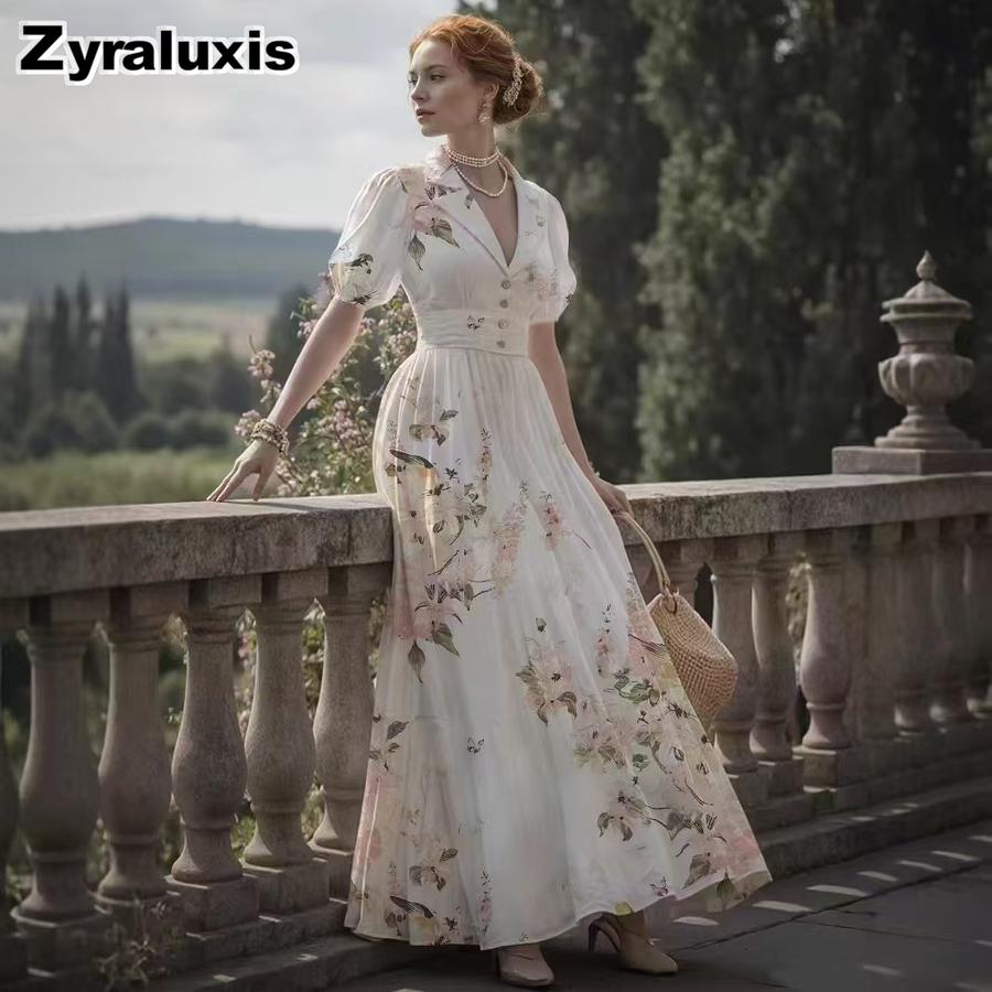 Boutique Floral Brocade Dress - New Long Gown S абрикосовый