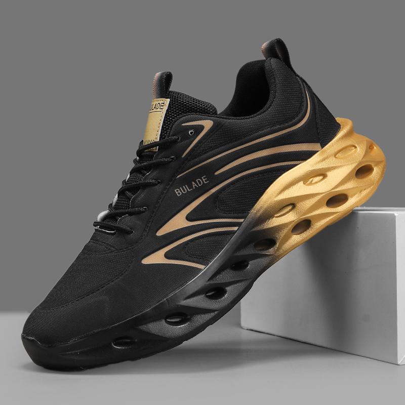 Herren Freizeit-Sportschuhe, Frühling und Herbst neuer Stil Netz Laufschuhe, leichte Slipper, modische Herrenschuhe