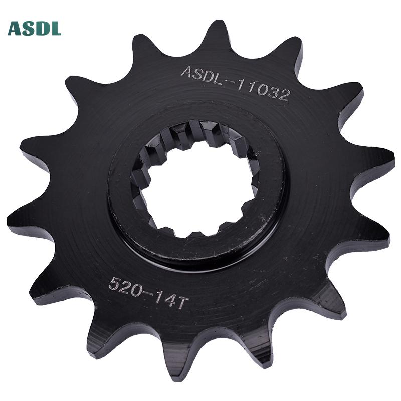 520 14T 43T Motorcycle Front Rear Sprocket Gear Wheel Cam for Kawasaki EX250R 250 Ninja R 2008-2012 EX 250 R 2012 520 Chain