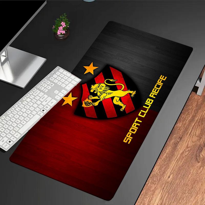 Sport Club Recife Crest mouse pad, rubber base, esports desk mat, mouse pad for gamers and office use, gaming desk , easy to clean mat