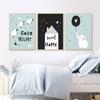 Elefante Leão Cordeiro Alfabeto Berçário Arte de Parede Pintura em Tela Pôster Impressão Desenho Animado Decoração Imagem Nórdica Decoração de Quarto de Bebê Infantil