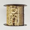 Eco-friendly 5mm Flat Lace PET Sequin Woven Ribbon for Shoe and Hat Accessories
