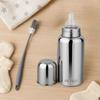 Baby Feeding Bottle with Cleaning Brush – Stainless Steel Feeding Bottle and Cleaning Stick Set